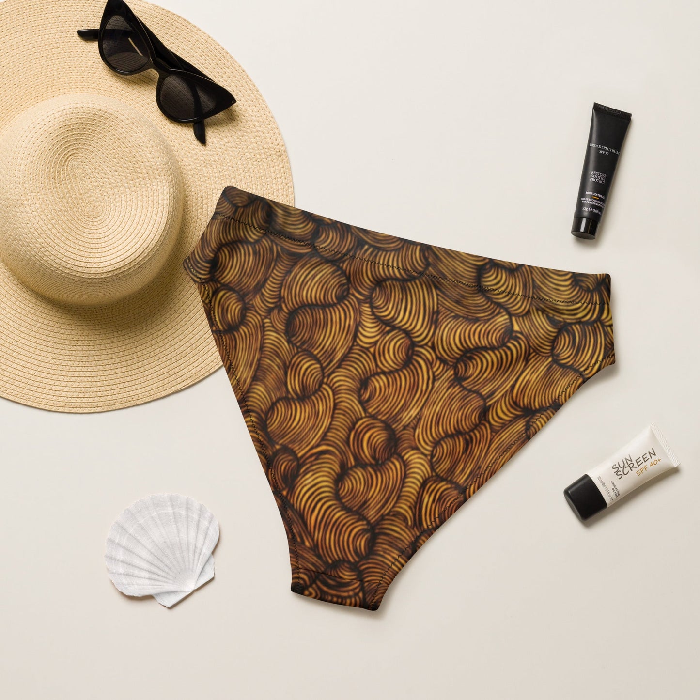 Tali by Lulu Cooley high - waisted bikini Bottoms - SALE - Milpali