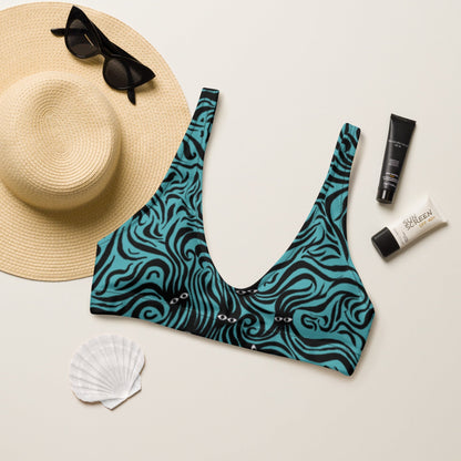 Underwater Groove Bralette Swim and Surf Top - SALE - Milpali