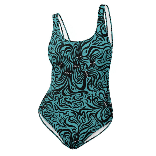 Underwater Groove One - Piece Swimsuit - Milpali