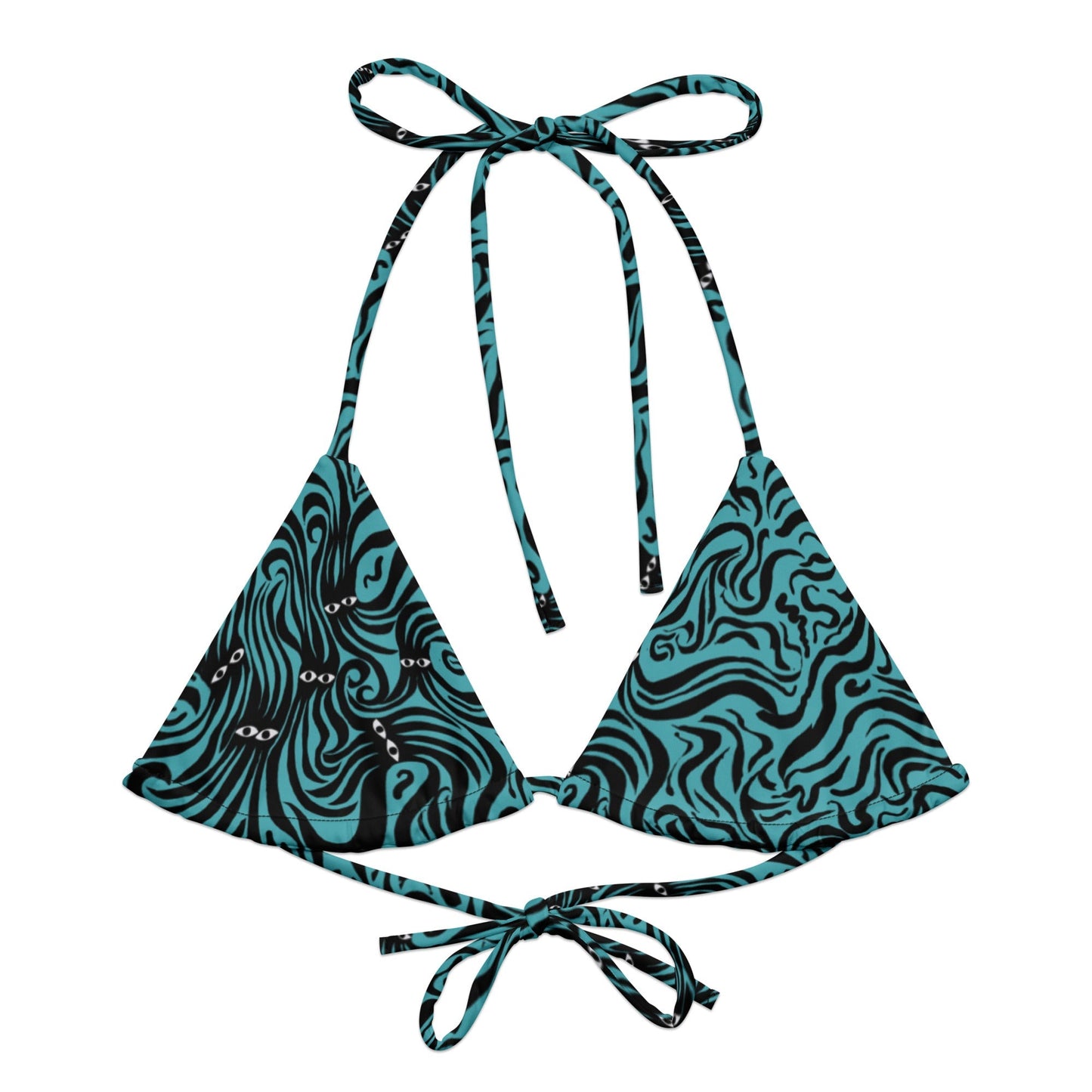 Underwater Groove Triangle bikini top - SALE - Milpali Triangle Top