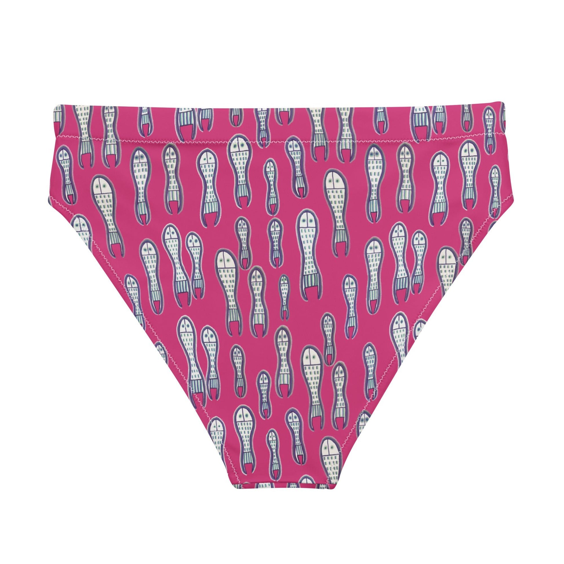 Ungud and Jiaa Dreaming high - waisted bikini bottom - Purple - Milpali