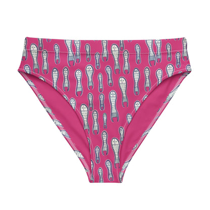 Ungud and Jiaa Dreaming high - waisted bikini bottom - Purple - Milpali