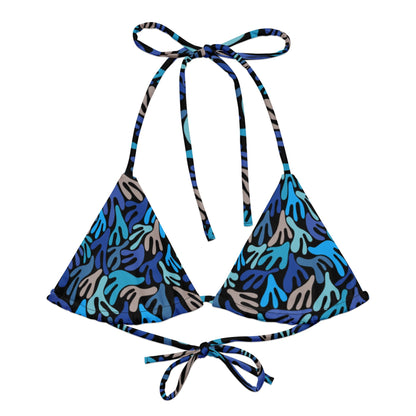 Water Plants Triangle Bikini Top - SALE - Milpali Triangle Top