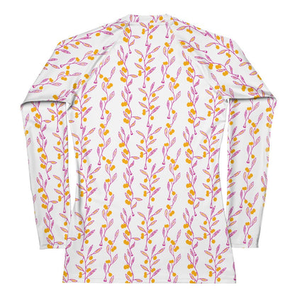 Wattle Tree Flower Women Long Sleeve Rash Guard - Milpali