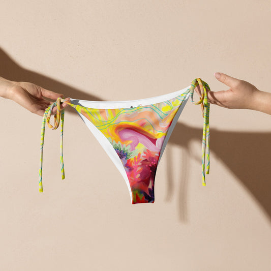 Wild Fire string bikini Bottoms - Milpali Tie Side Bottoms