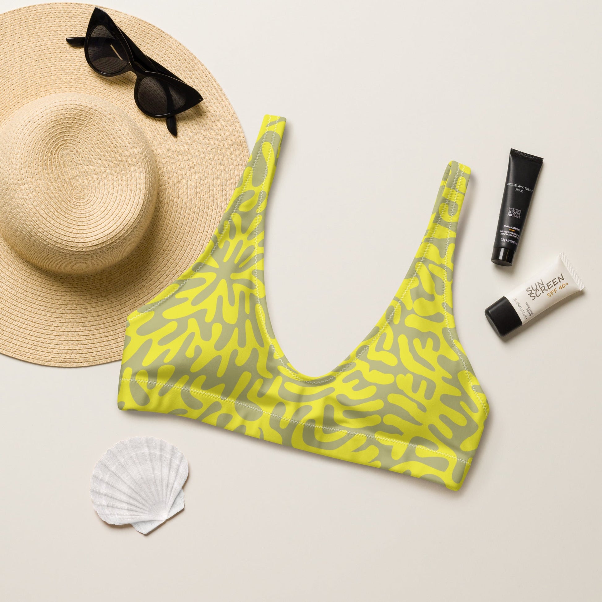 Wobbly Bralette Swim and Surf Top - Milpali swimwear top