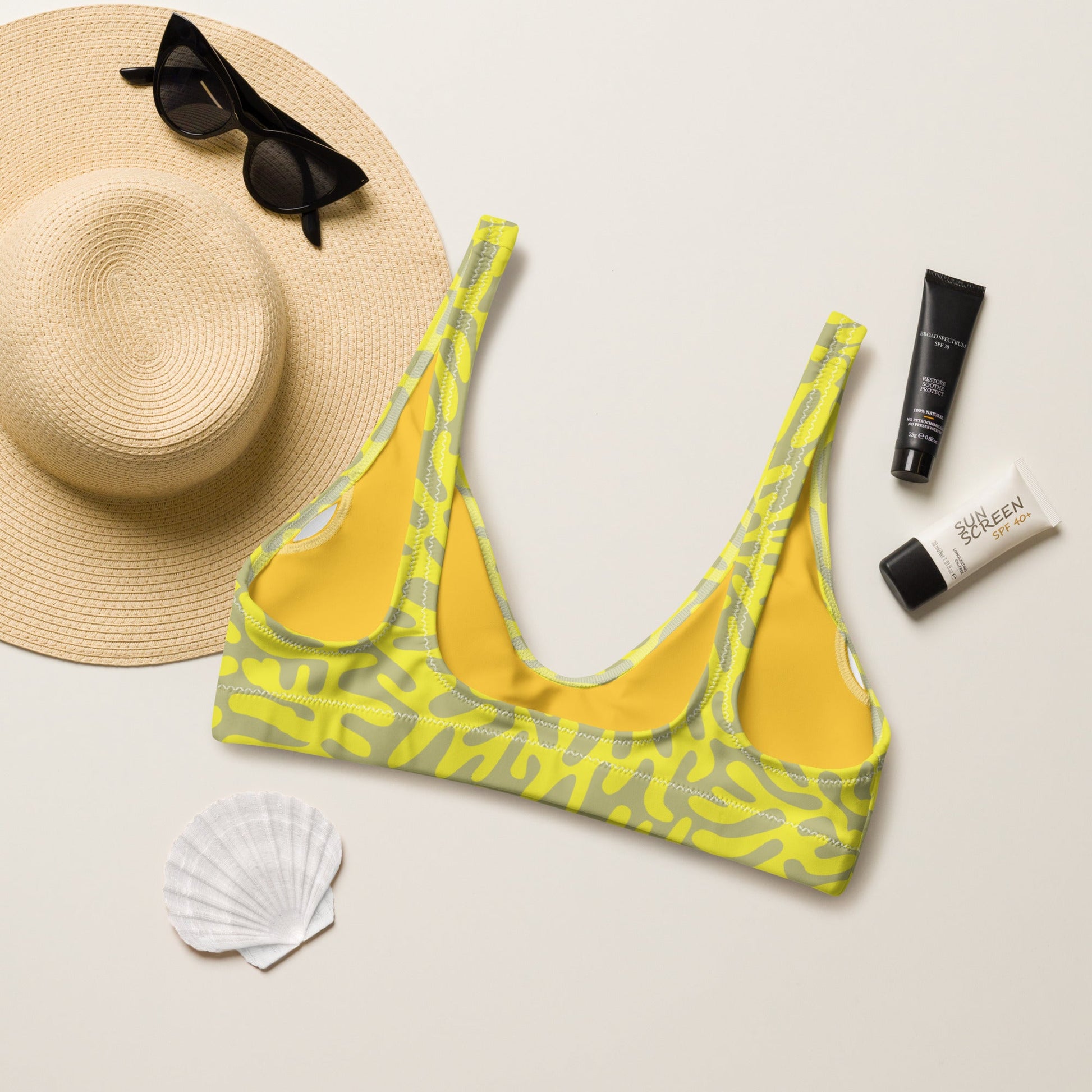 Wobbly Bralette Swim and Surf Top - Milpali swimwear top