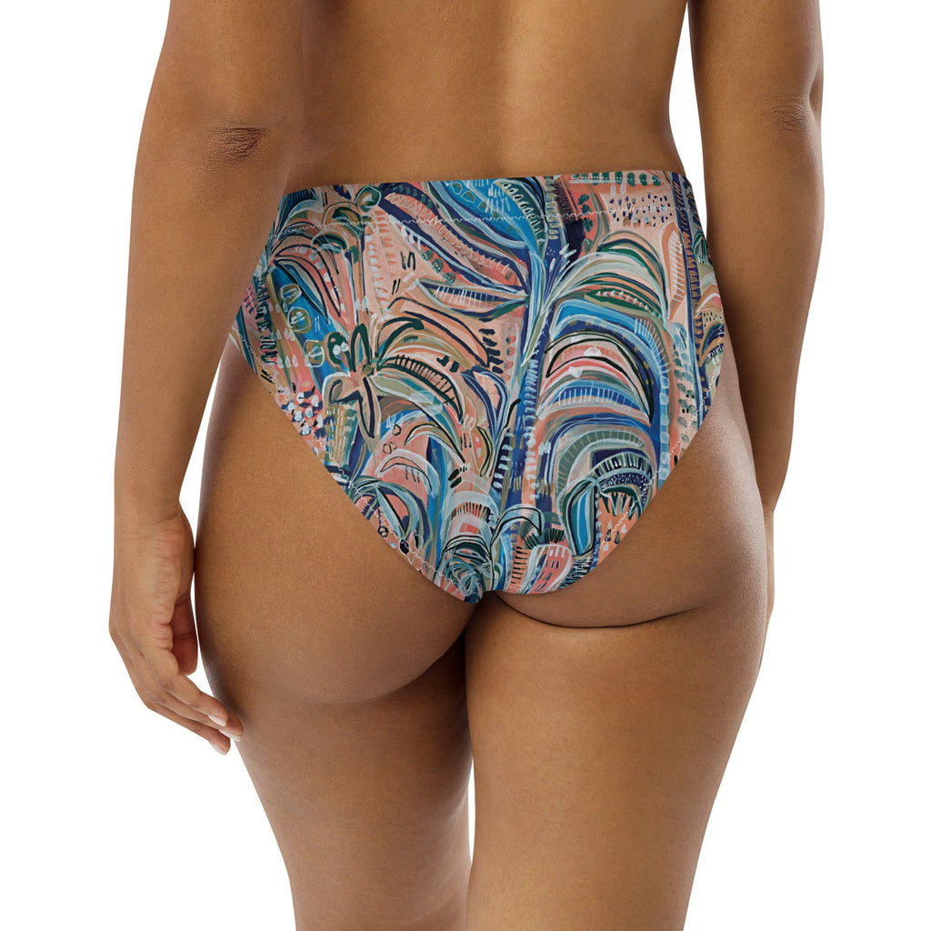 Beach Oasis high-waisted bikini Bottoms-SALE-Carley Bourne-PaletTheory