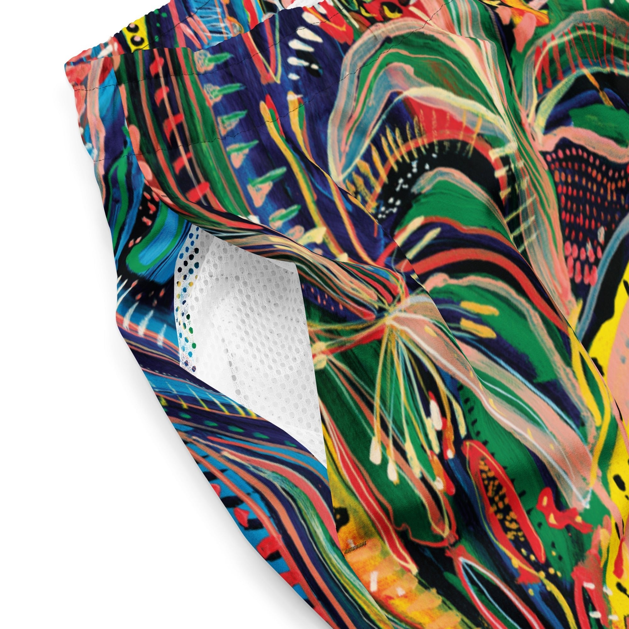 Club Tropicana Men's swim trunks-Carley Bourne-PaletTheory