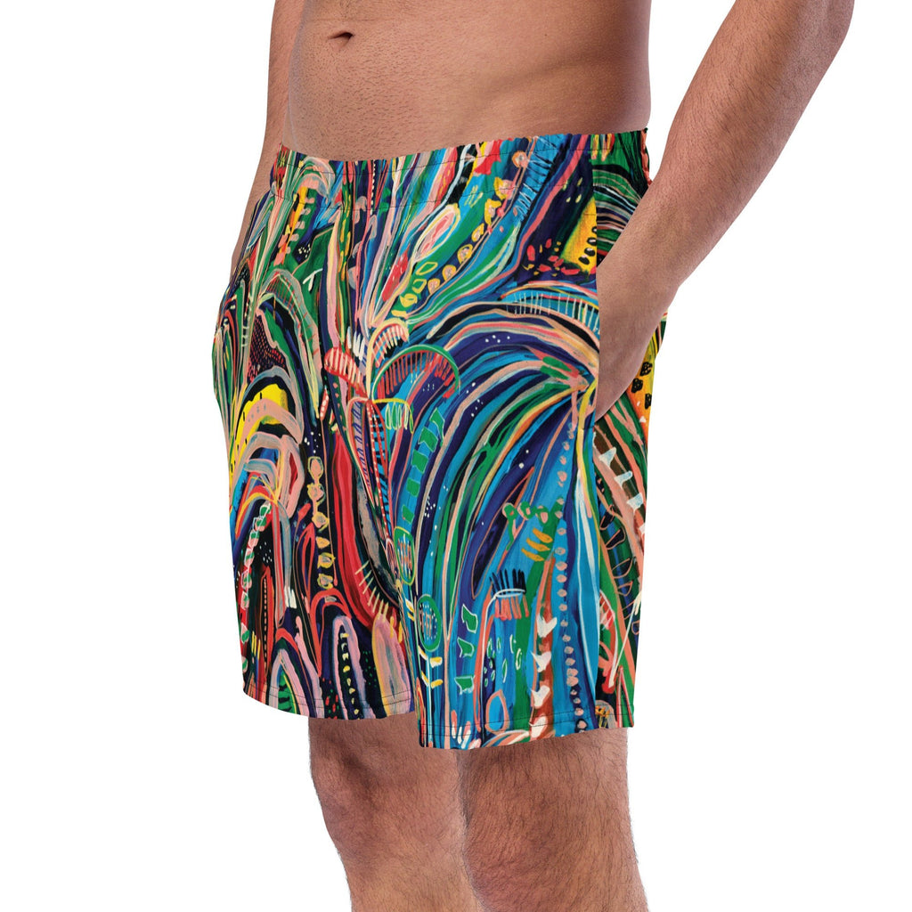 Club Tropicana Men's swim trunks-Carley Bourne-PaletTheory