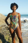 Club Tropicana One-Piece Swimsuit - SALE-Carley Bourne-PaletTheory