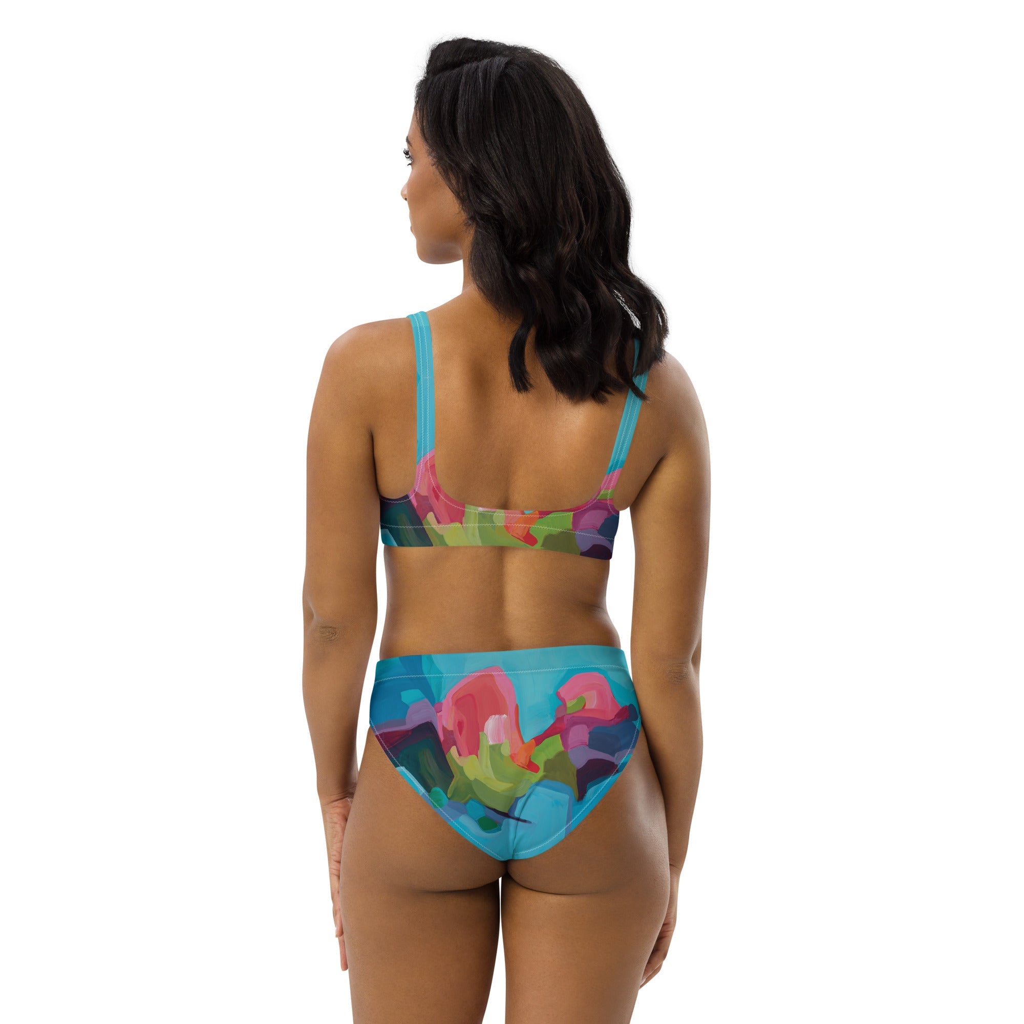 Dip in the Pool - Recycled high-waisted bikini Bottoms-Susannah Bleasby-PaletTheory