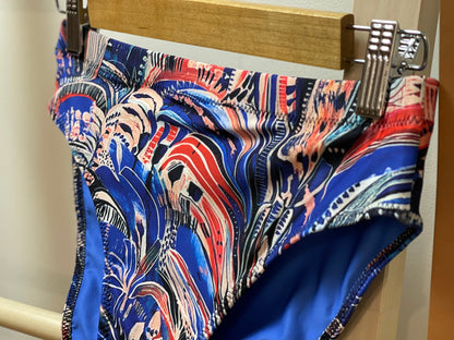 Electric Summer High-waisted sustainable bikini separates-Carley Bourne-PaletTheory