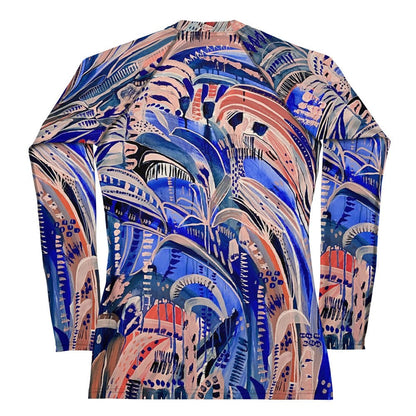 Electric Summer - Rashguard women-Carley Bourne-PaletTheory