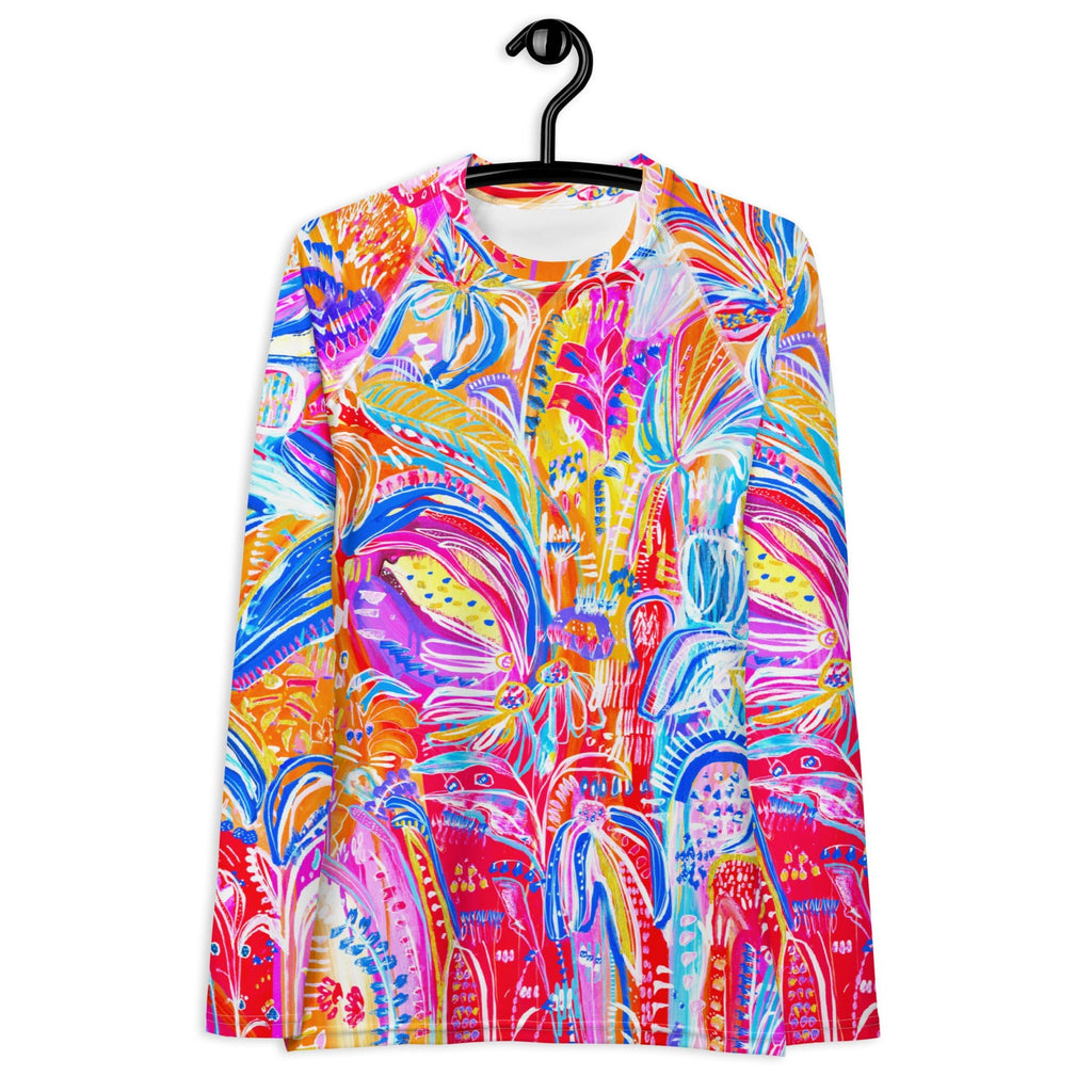 Floral Delight - Long-sleeve Rashguard women-Carley Bourne-PaletTheory