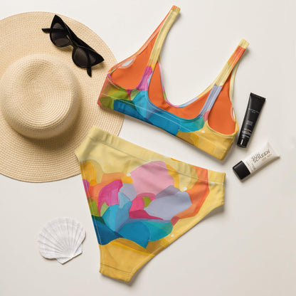 Perfect Day at the Beach - Yellow high-waisted bottoms -SALE-Susannah Bleasby-PaletTheory