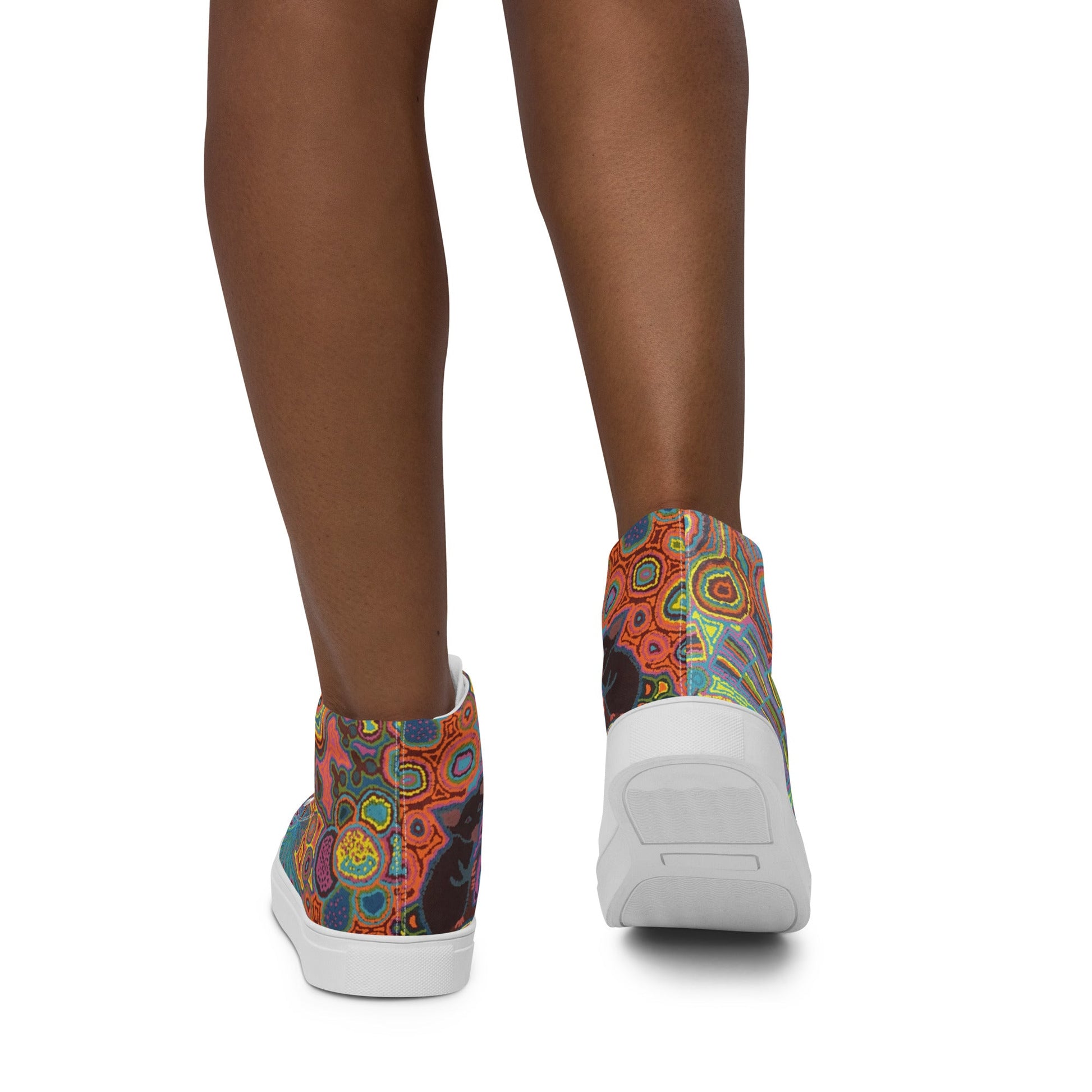 Rainbow serpent High Top Shoes - SALE-Veronica Reid-PaletTheory